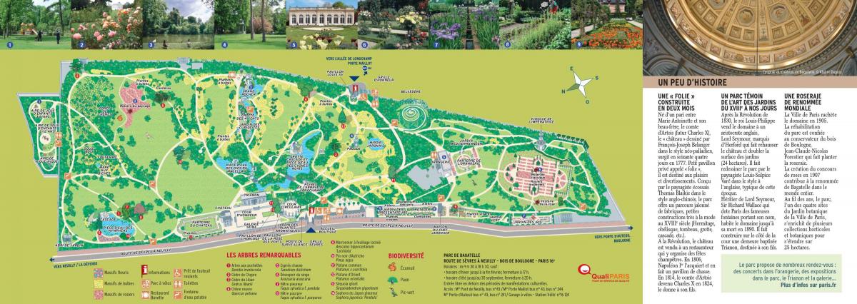 地図のバガテル公園