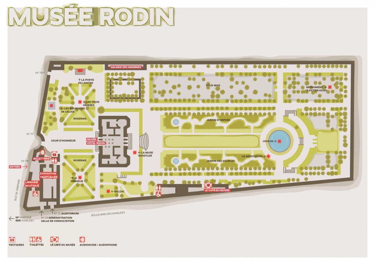 地図のロダン美術館