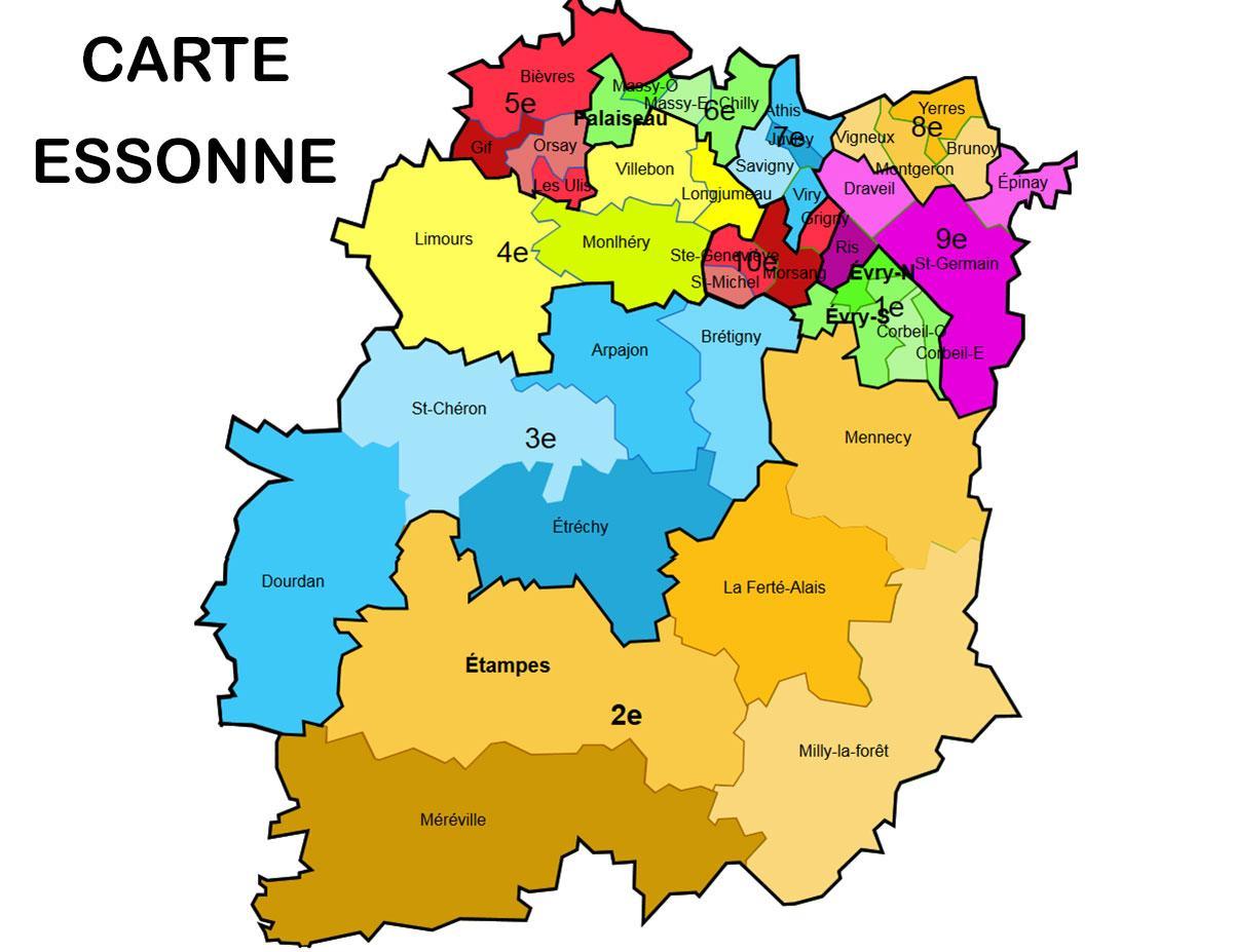 地図Essonne