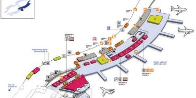 地図CDG空港ターミナル2C