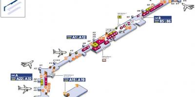 地図の南オルリー空港