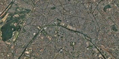 地図-衛星パリ